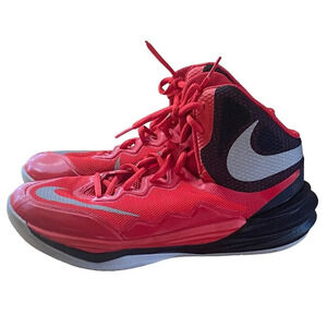 Nike Fusion Prime Hype DF 11 Mens Size US 6 Athletic Lace-UP Red Black Sneakers